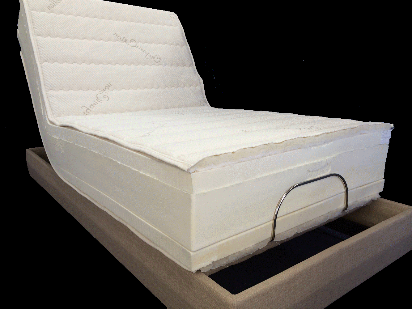 THE ULTIMATE in LA El Monte no toxin latex-pedic natural organic pure certified chemical free cotton and wool adjustable bed mattress