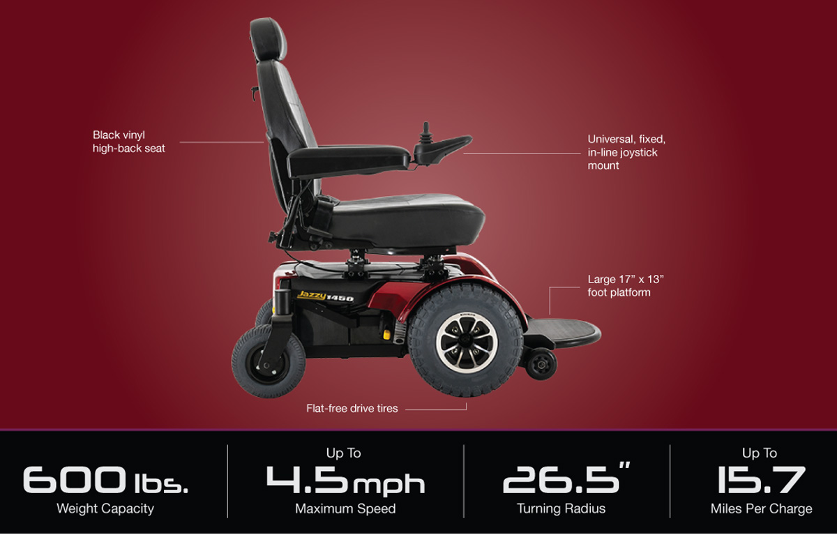 1450 bariatric wheelchair