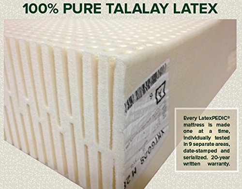 7" latex mattress factory direct Az. Phoenix makes natural organic talalay mattressl