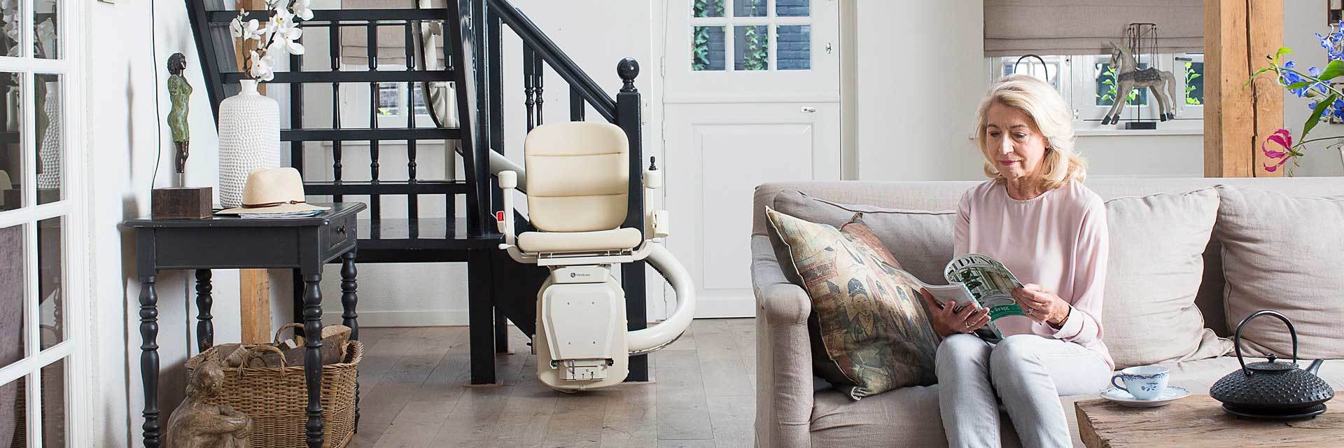 handicare custom curved stairchair