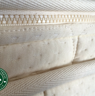 Whole natural organic latex mattress construction