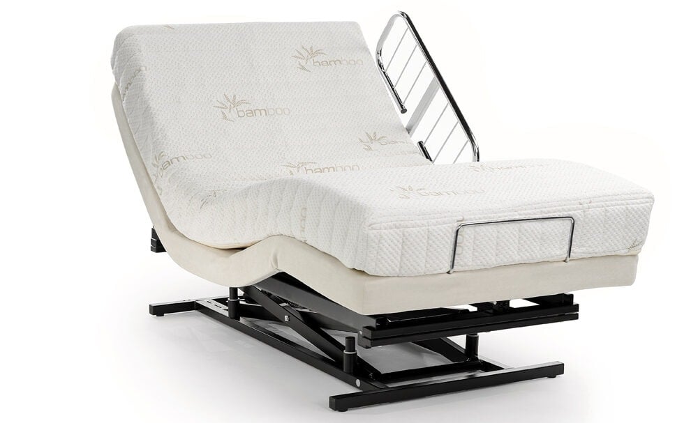 Head and foot articulation on Supernal 3 adjustable hospital beds