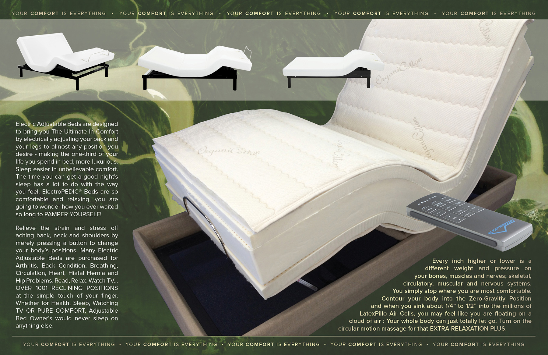 THE ULTIMATE in LA El Monte latex-pedic natural organic pure certified cotton and wool mattress