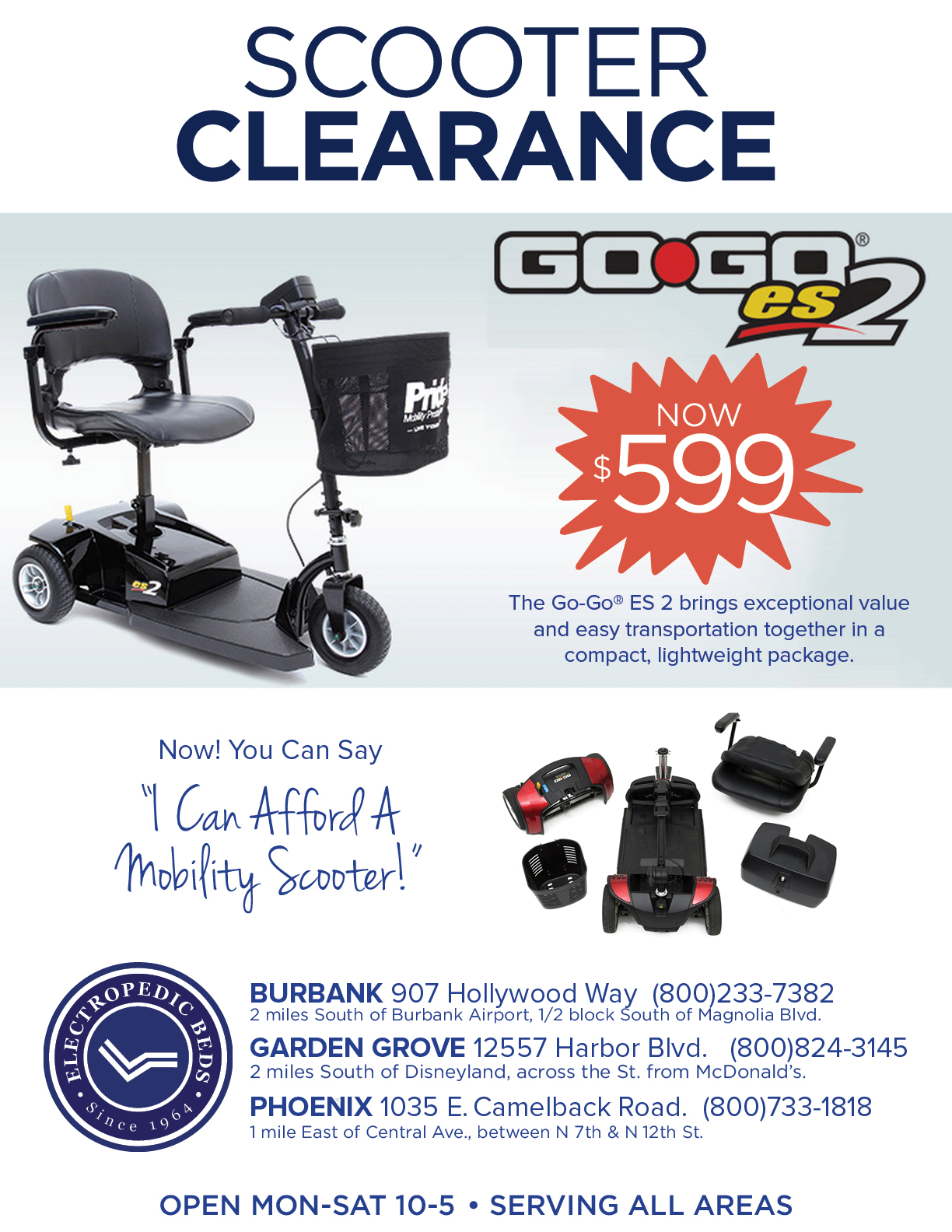 Mobility Scooters Phoenix Arizona electric 3-wheel scooter