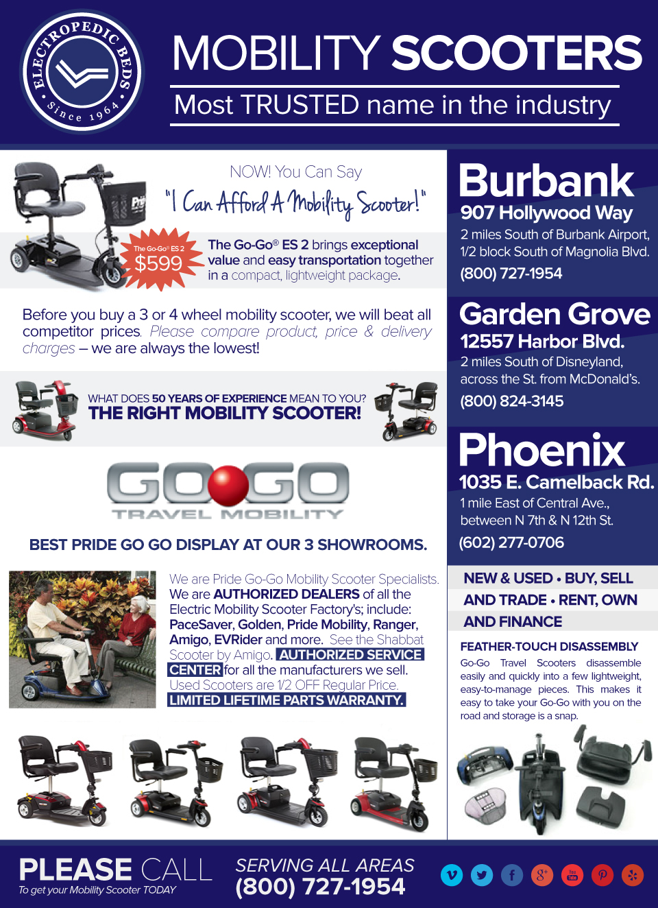 mobility electric 3-wheel scooters Phoenix az are for senior and elderly 4 wheeled chairs 