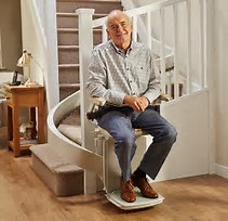 laguna beach curved stairway chair stairs