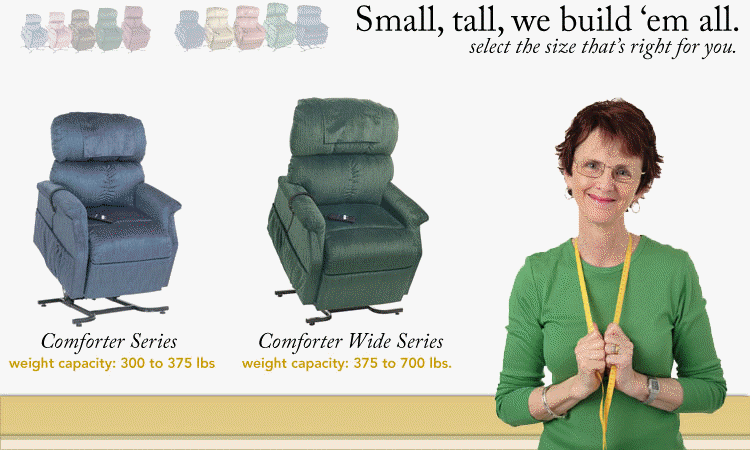 comforter phoenix golden liftchair recliners