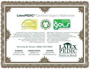 gols certified natural Talalay mattress